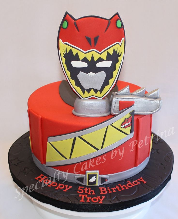 Birthday Cake Power Rangers Dino Charge