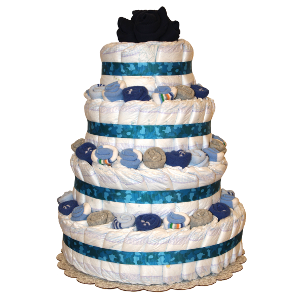 Boy Baby Shower Diaper Cake