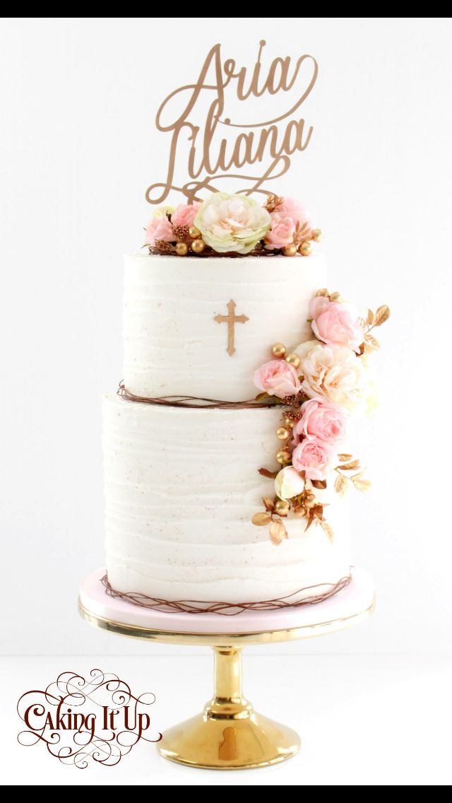 Buttercream Baptism Cake Ideas