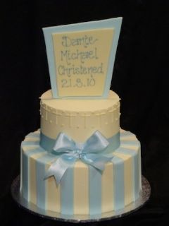 Buttercream Boys Communion Cake