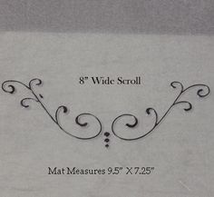 Cake Decorating Scroll Templates