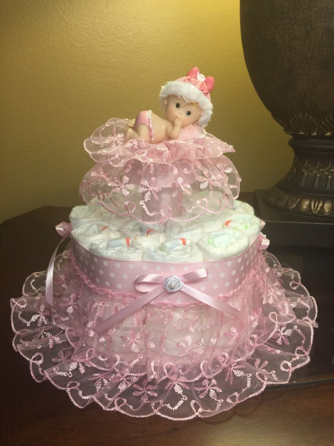 Cake Diaper Elegant Baby Girl