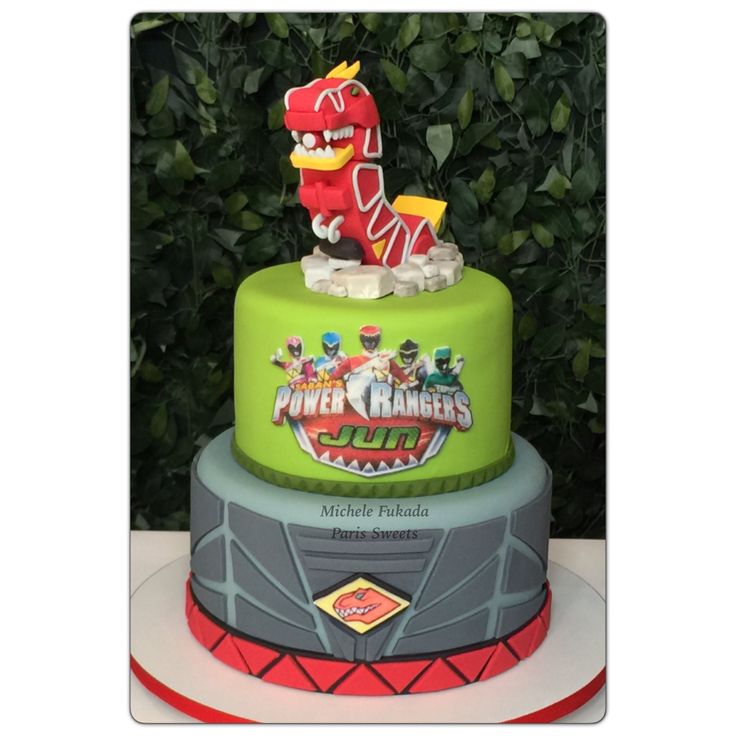 Cake Power Rangers Dino Charge