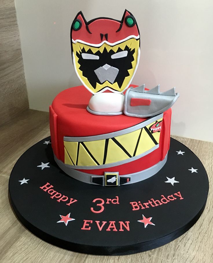 Cake Power Rangers Dino Charge