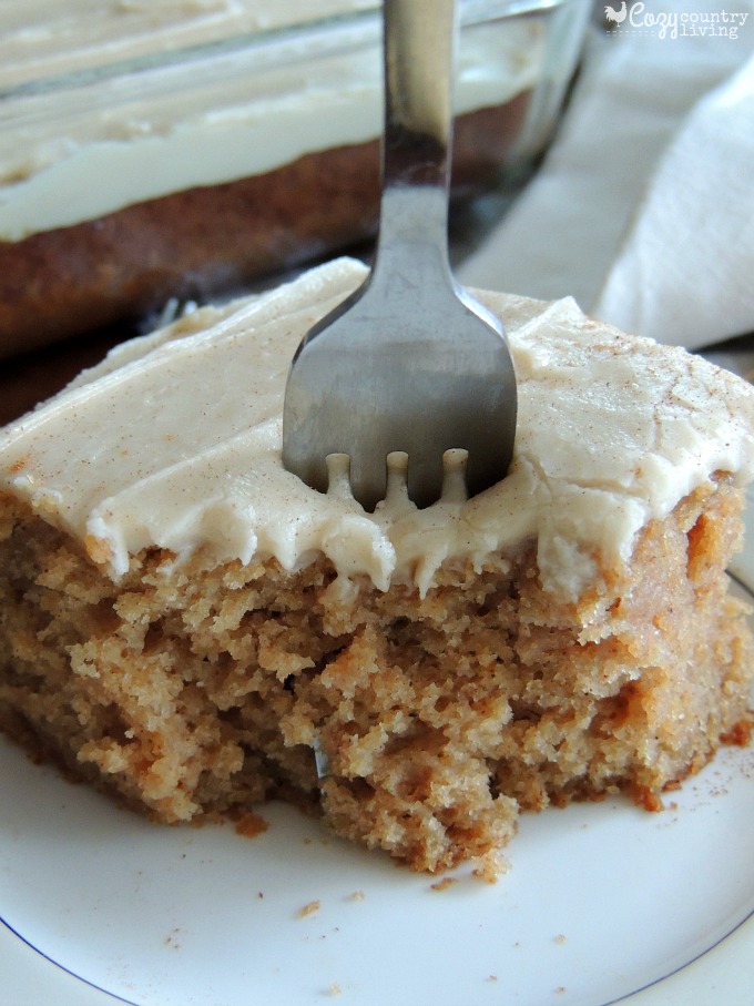 Cinnamon Applesauce Cake