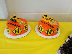 Construction Birthday Smash Cake