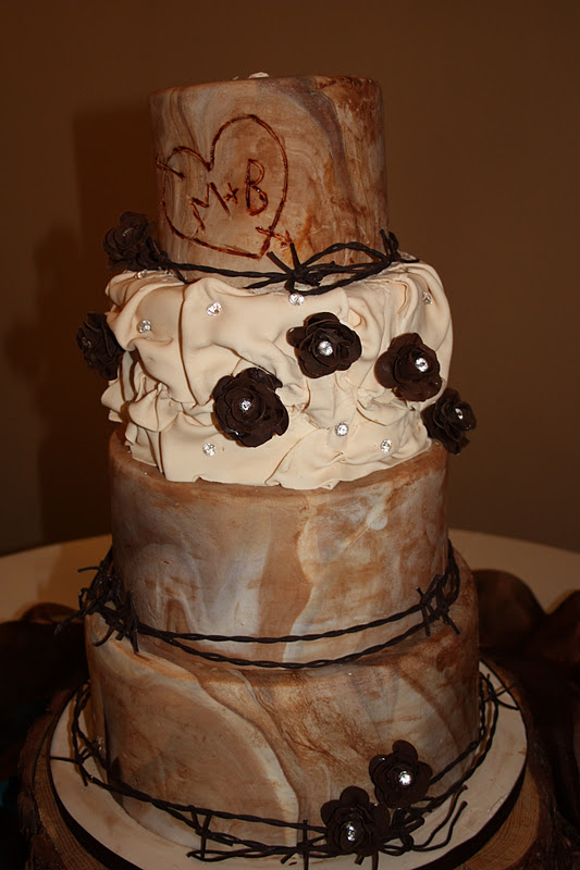 Country Girl Wedding Cake