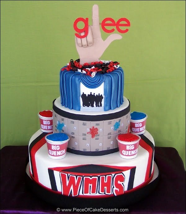 12 Photos of Glee Themed Cakes