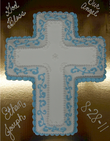 Cross Sheet Cake