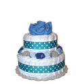 Cute Baby Boy Diaper Cake