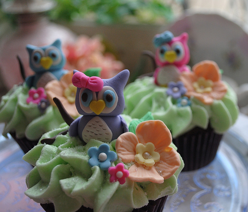 Cute Owl Cupcakes