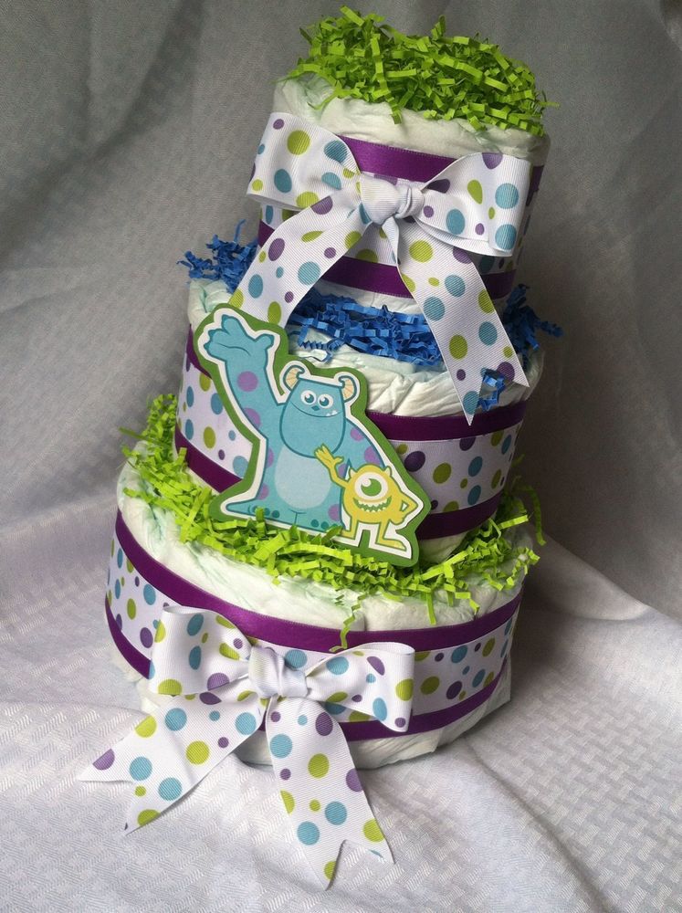 Disney Monster Inc Baby Diaper Cake