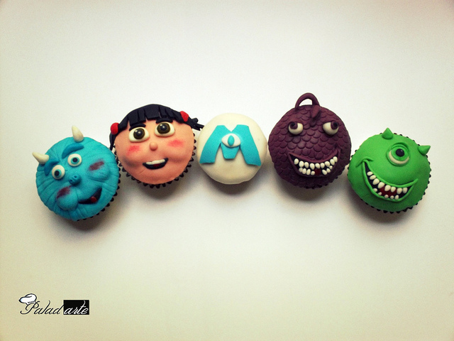 Disney Monsters Inc Cupcakes