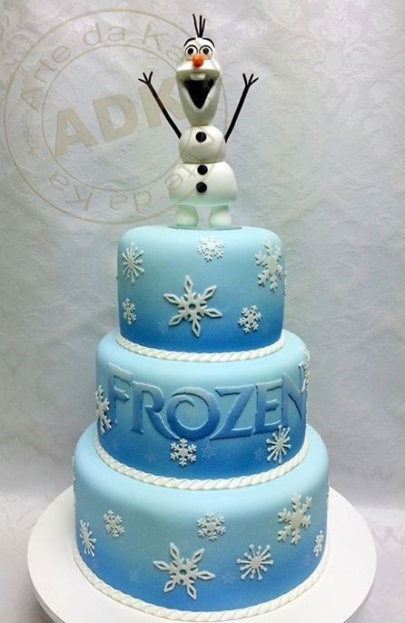 Disney's Frozen Olaf Cake