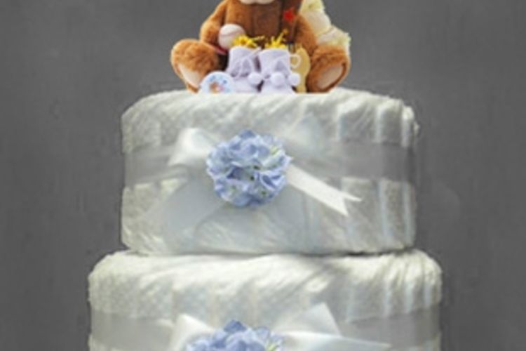 Disposable Diaper Cake Instructions