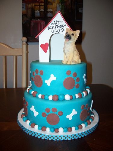 Dog Birthday Cake