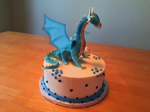 Dragon Birthday Cake Girl