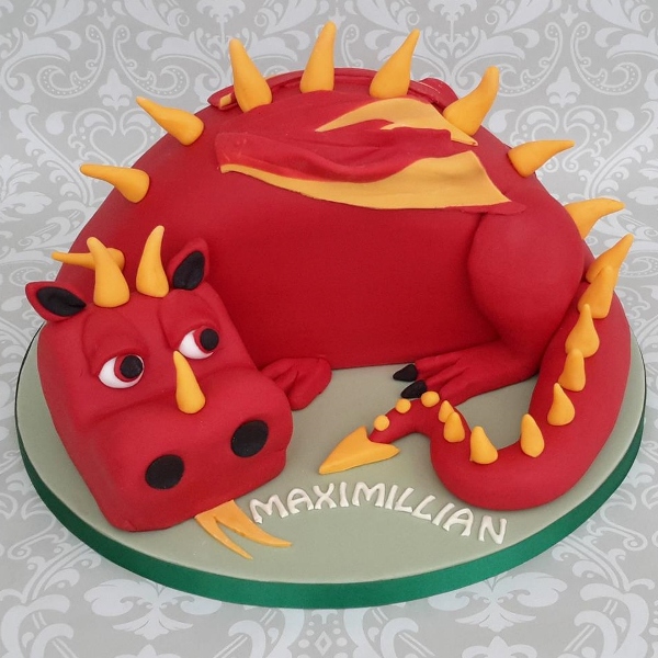 Dragon Birthday Cake