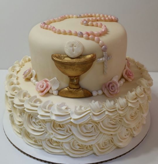 First Communion Cake Designs