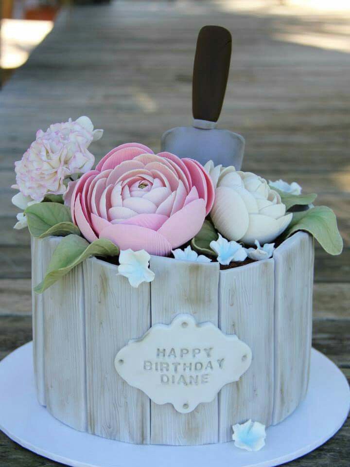 Flower Garden Birthday Cake