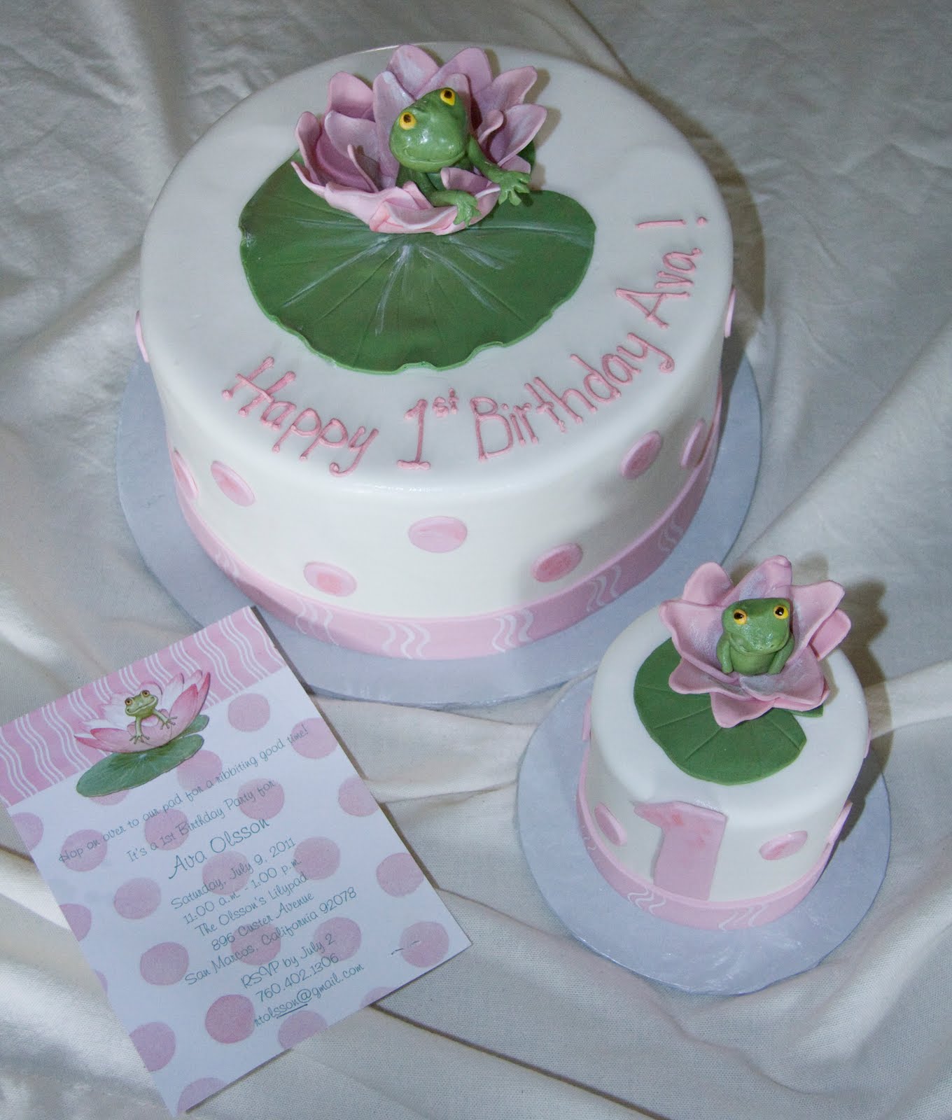 Frog Lily Pad Cake