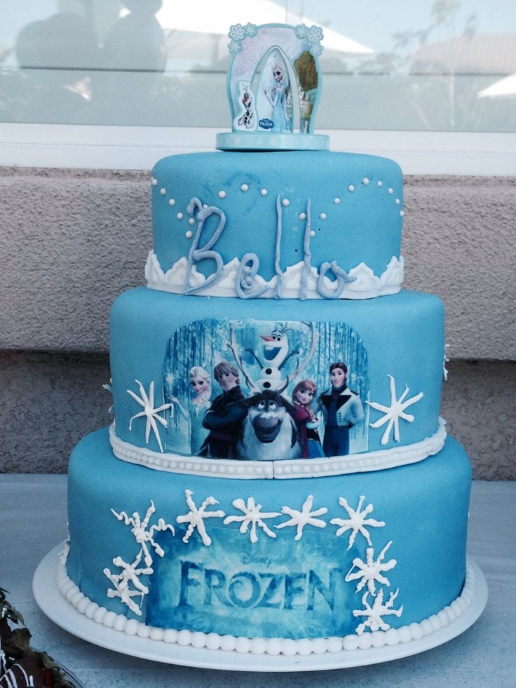 Frozen Birthday Cake