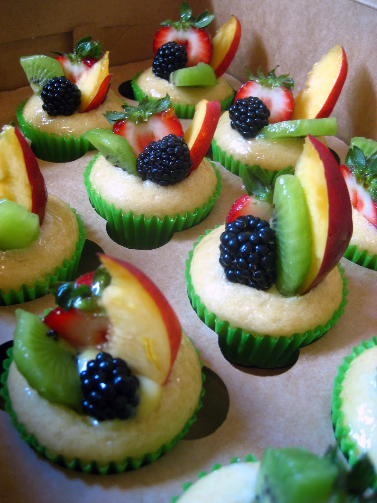 Fruit Tart Cupcakes