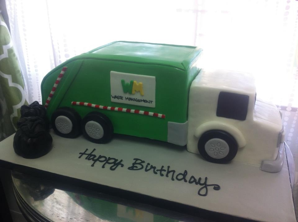 Garbage Truck Birthday Cake Ideas