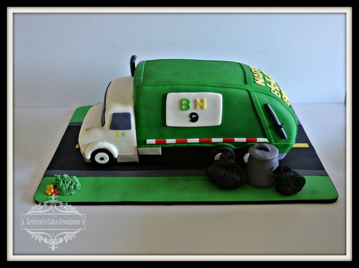 9 Photos of Garbage Truck Custom Cakes In Austin