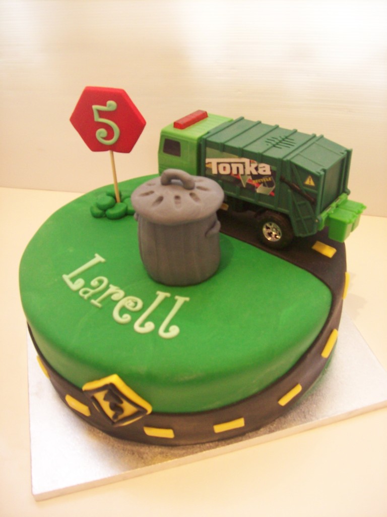 Garbage Truck Birthday Cake