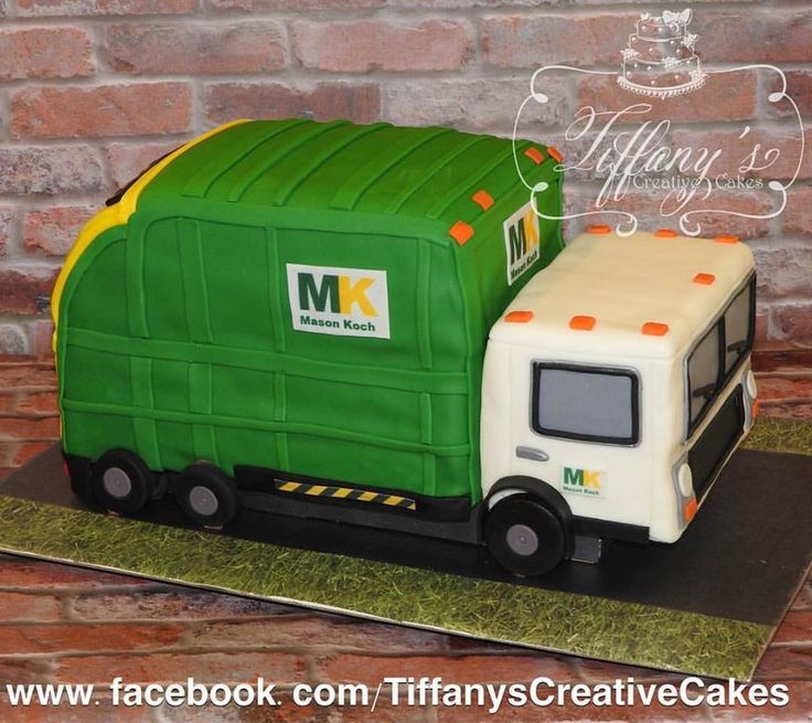 Garbage Truck Cake