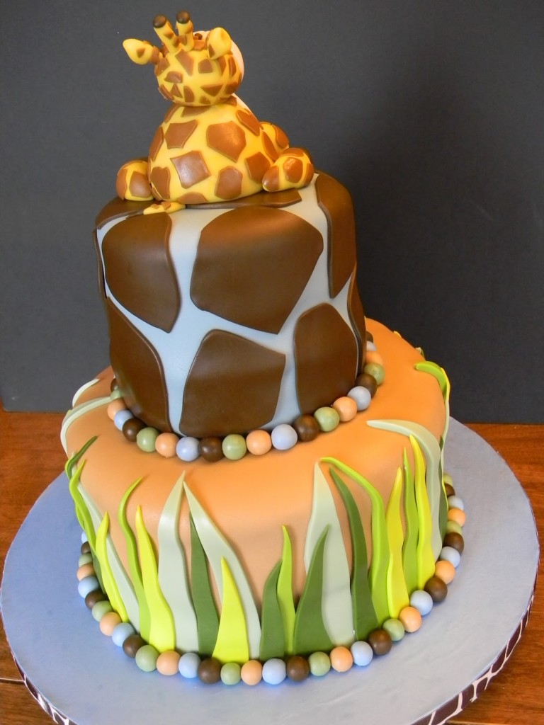 Giraffe Birthday Cake Ideas