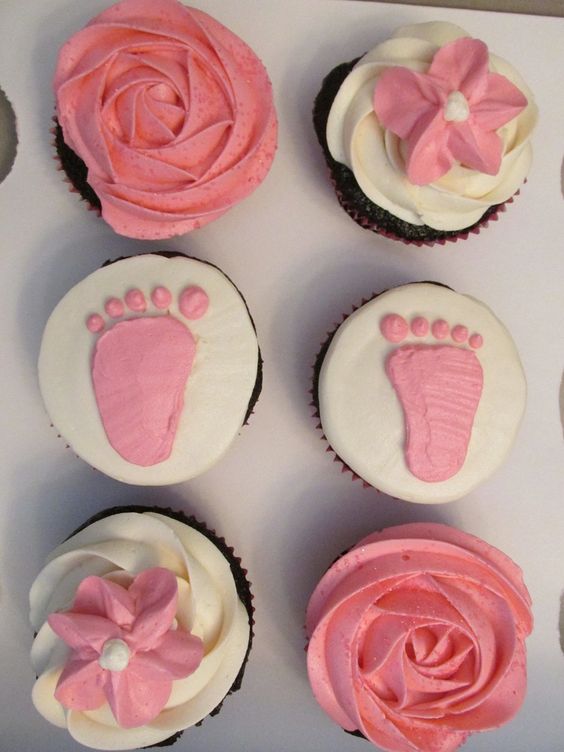 Girl Baby Shower Cupcake Ideas