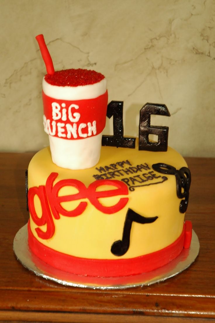 Glee Birthday Cake Ideas