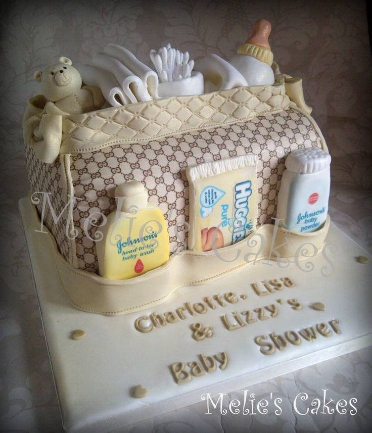 Gucci Baby Shower Cake