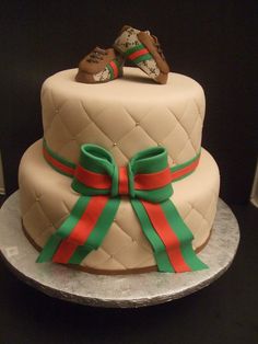 Gucci Baby Shower Cake