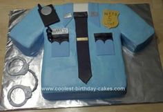 Happy Birthday Police Cake