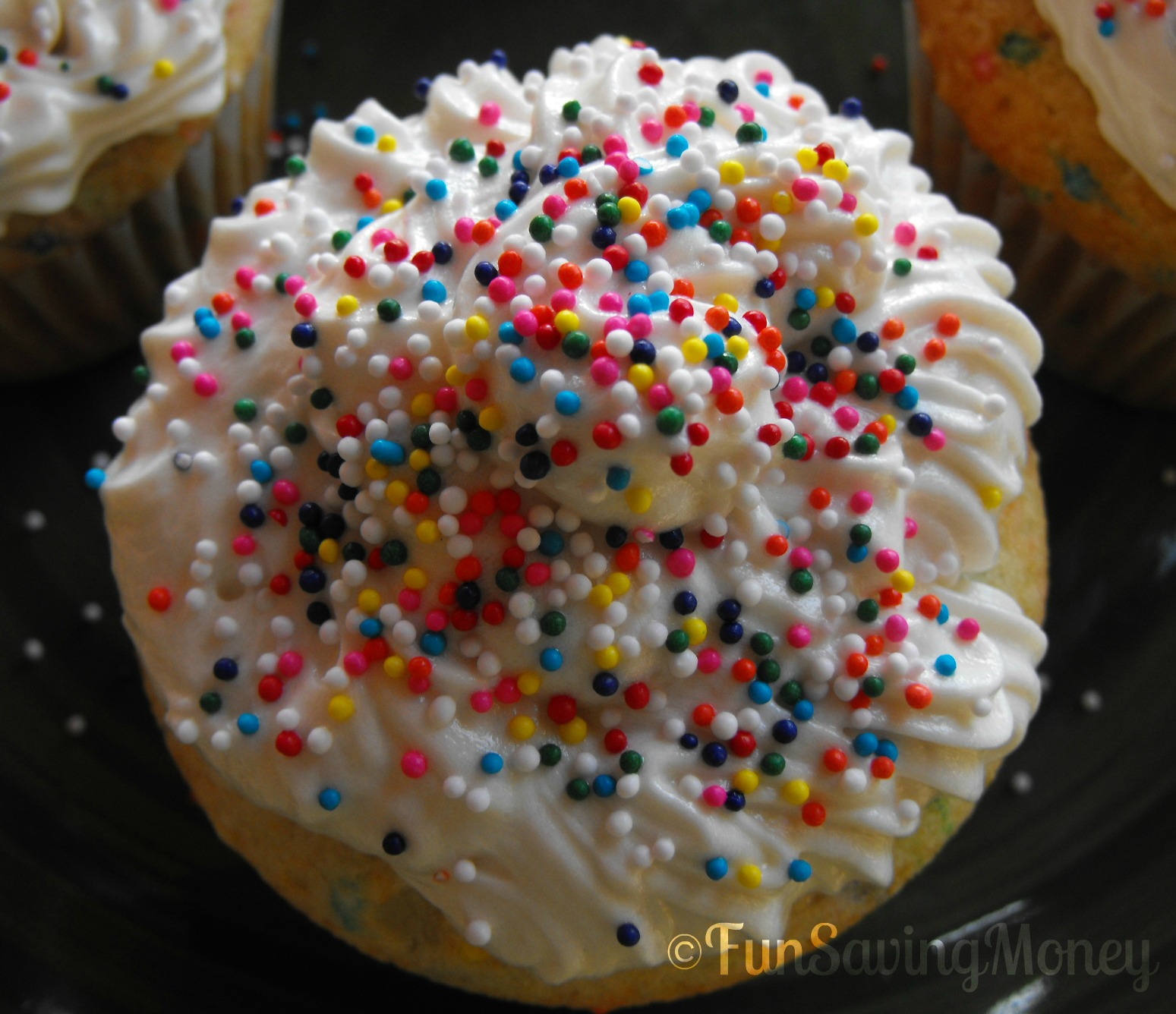 Homemade Cupcakes with Frosting