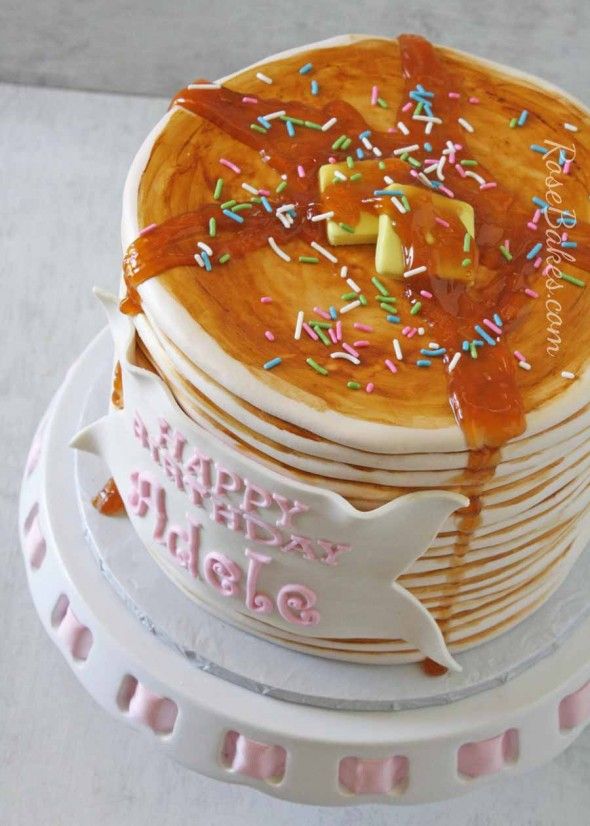 10 Photos of Stack Of Pancakes Cake