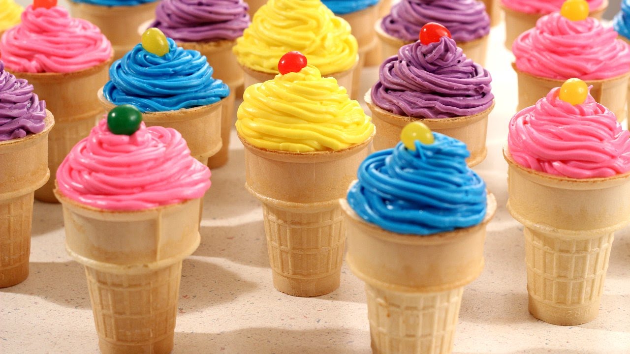 Ice Cream Cone Cupcakes