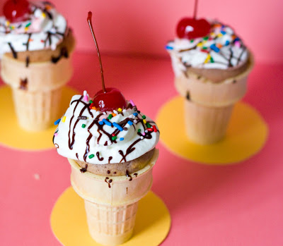 Ice Cream Cone Cupcakes