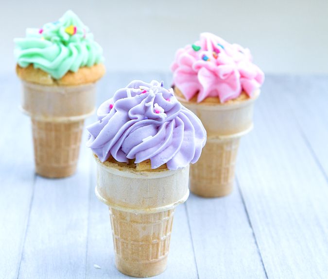 Ice Cream Cone Cupcakes