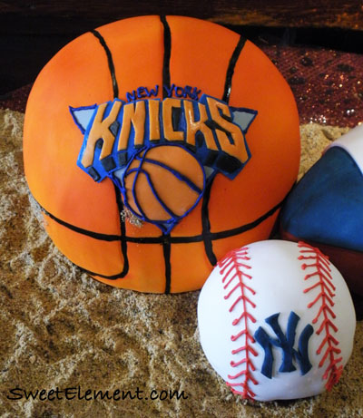 Knicks Basketball Birthday Cake