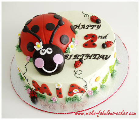 Ladybug Birthday Cake Idea