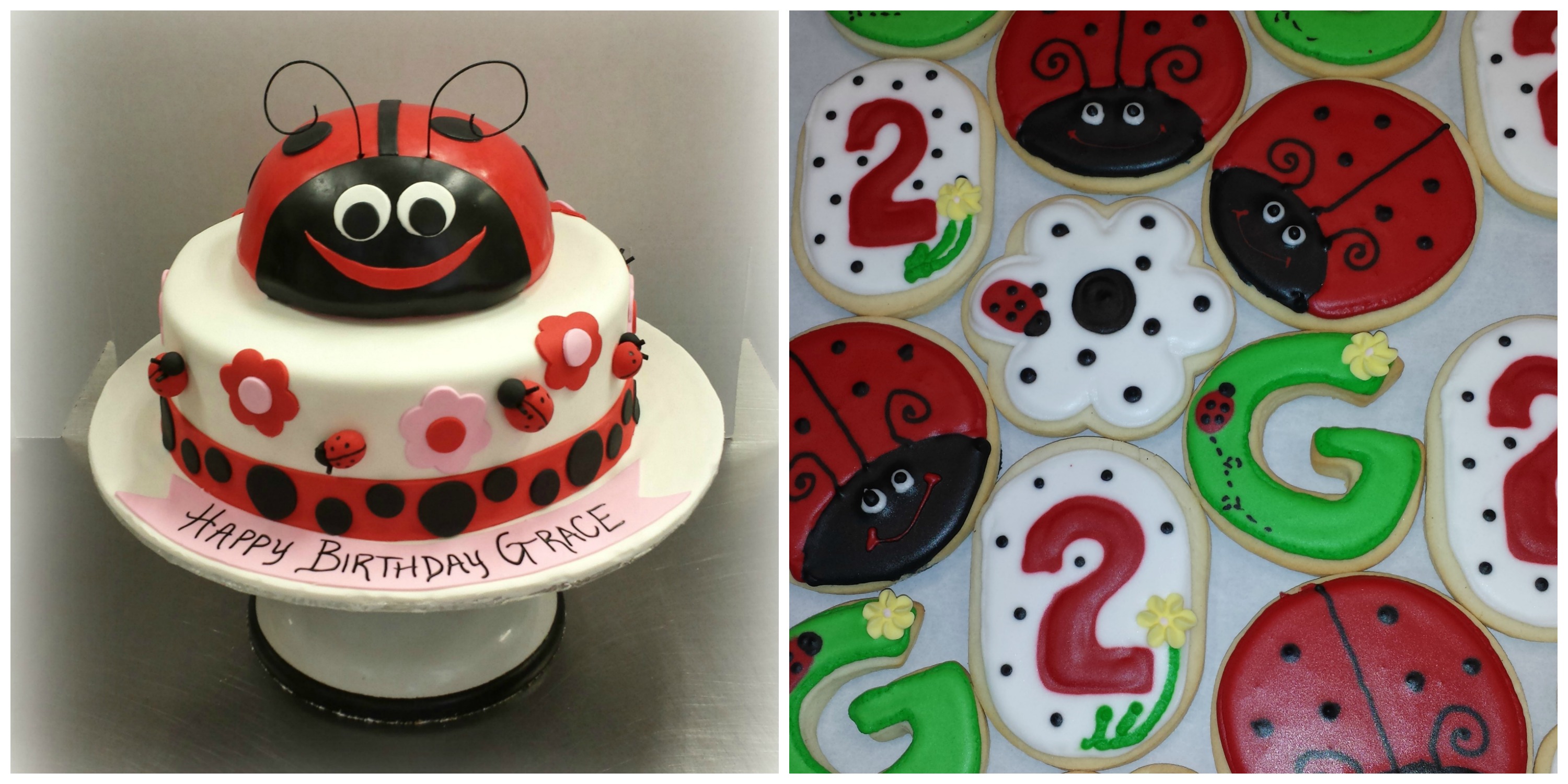 Ladybug Birthday Cake