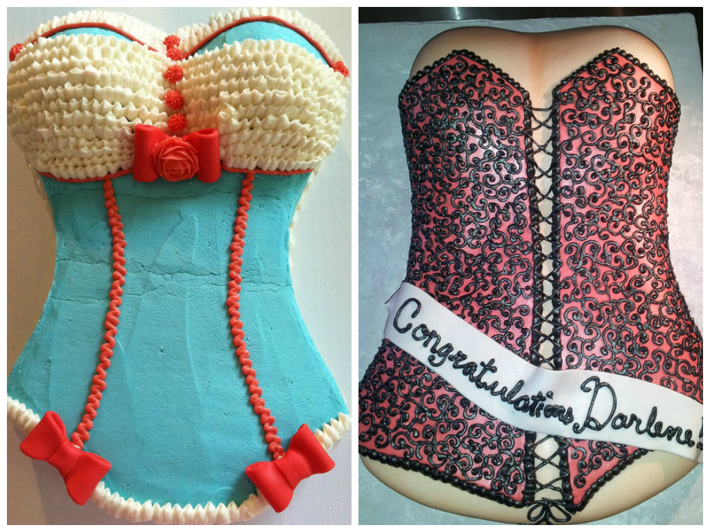 Lingerie Shower Cake