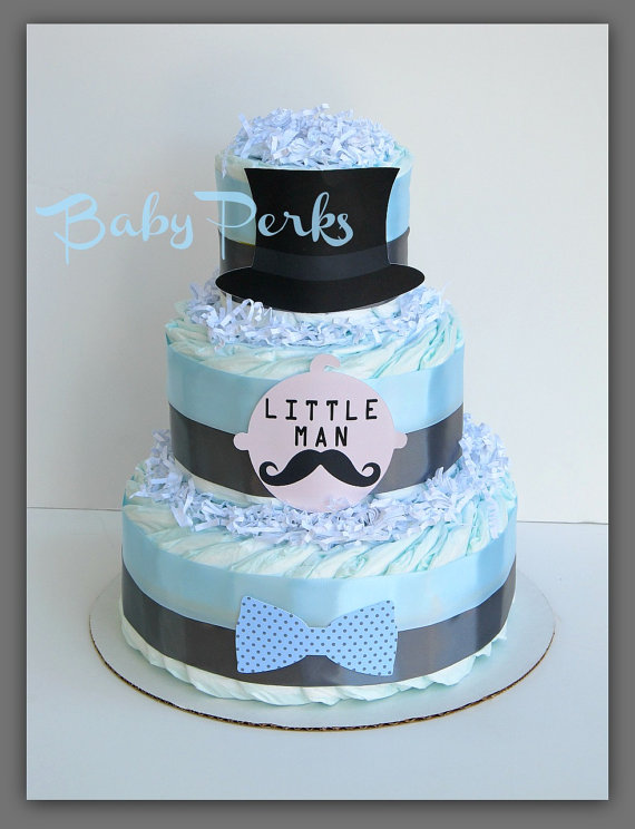 13 Photos of Diaper Cakes Lil Man Theme