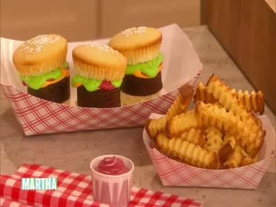 11 Photos of Cheeseburger Cupcakes Martha Stewart