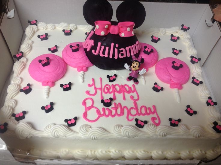 Minnie Mouse Birthday Cake Costco