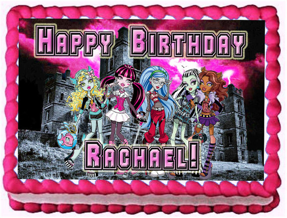 Monster High Sheet Cake